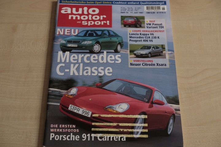 Deckblatt Auto Motor und Sport (15/1997)